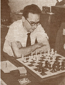 El ajedrecista Pablo Morán Santamaría en 1960