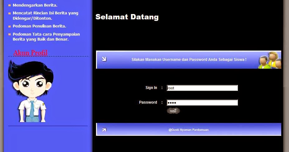 Skripsi Website Pembelajaran Interaktif Berbasis PHP dan MYSQL