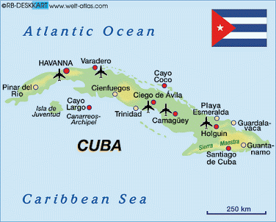 Mapamundi Mapa de Cuba America