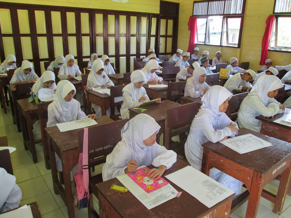 Walau Puasa Siswa Tetap Semangat Berhadir Ke Sekolah