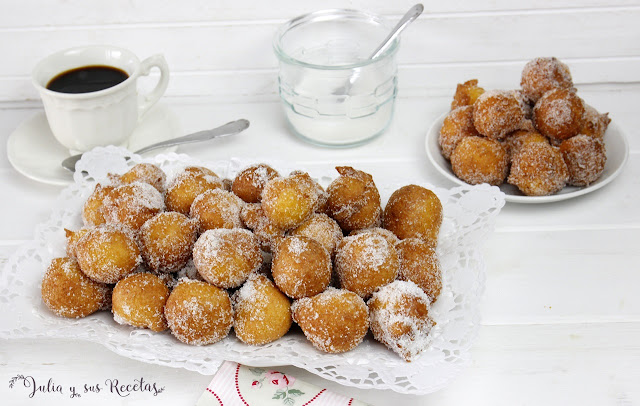 Buñuelos de naranja. Julia y sus recetas