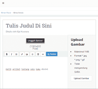 Panduan Lengkap Cara Membuat Artikel Di Intim.ID