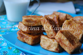 Leche frita de turrón (La cocina de Camilni)