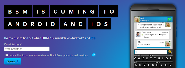 BBM IS COMING TO ANDROID AND iOS