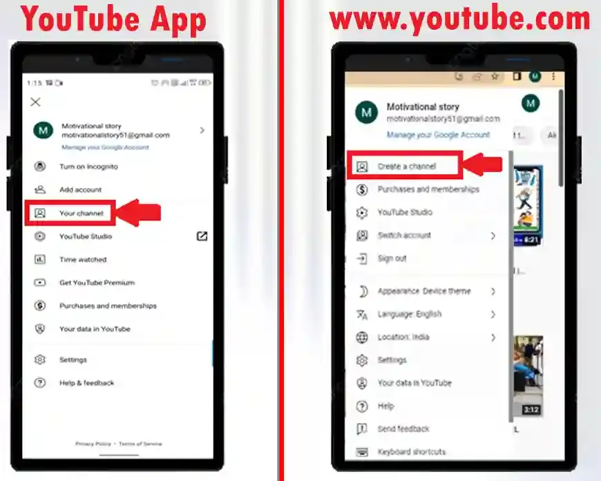 How to Create YouTube Channel in Mobile 2022,create a youtube channel,how to start a youtube channel,mobile se youtube channel kaise banaye
