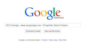 Pengertian Search Engine Mesin Pencari