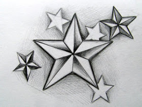 Photo Star Tattoos: Nautical Stars Tattoo Design