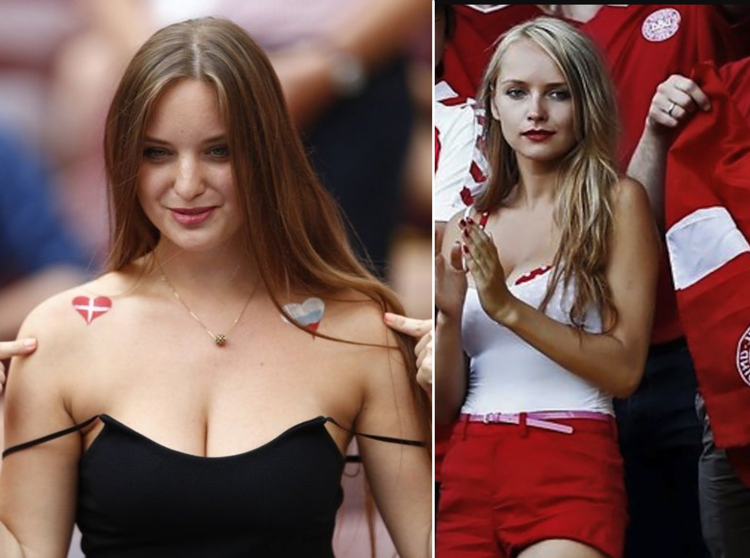 Denmark Female Football Fans hottest fans