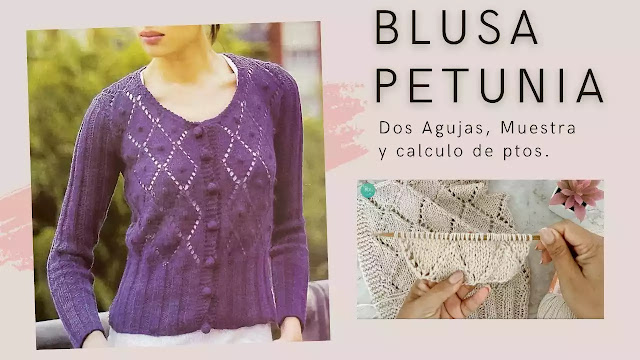 APRENDE A TEJER A DOS AGUJAS Chaleco Petunia a Dos Agujas