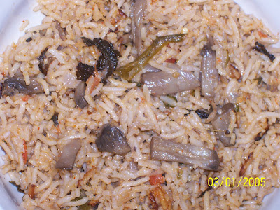 Mushroom Briyani