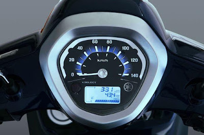 New 2016 Yamaha Nozza Grande 125cc Scooter speed mitor Hd image