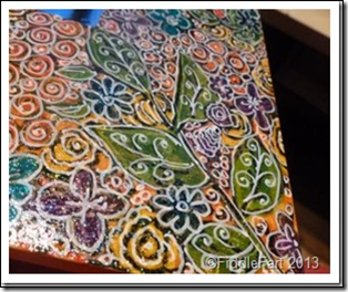 Altered Handpainted Mirror 3