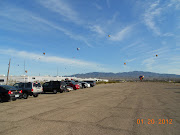 When we parked at the old airport runway on the island, as we looked back . (dscn )