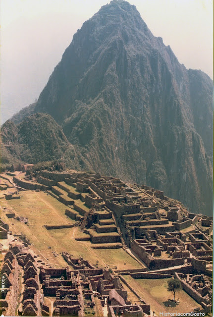  Visão Panorâmica, Machu Pichu do alto de sua colina