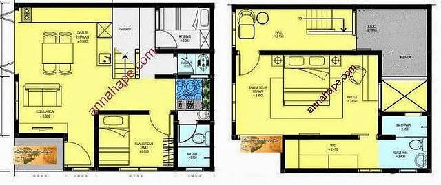  Desain  Rumah  Minimalis 2  Lantai  6X10 Gambar Foto Desain  