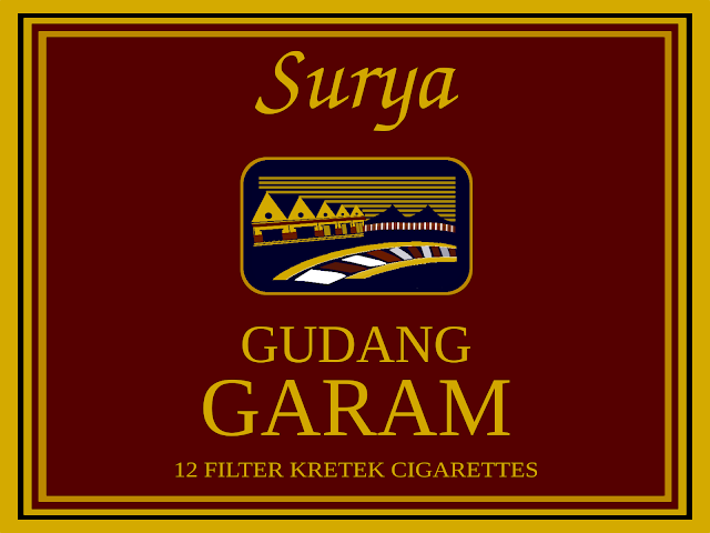 Desain Cover Gudang Garam Surya 12 Filter - Inkscape 0.91