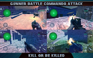 Download Gunner Battle Commando Attack Mod APK v5.1 (Mod Money) Real Mod gantengapk