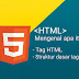Mengenal Struktur Dasar Tag HTML dan Mengenal apa itu Tag HTML  