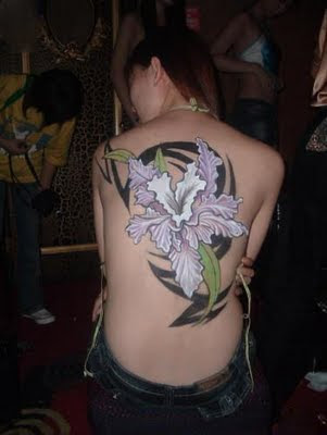 Labels Hawaiian Flower Tattoos
