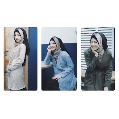 hijab kantor Natasha Rizki