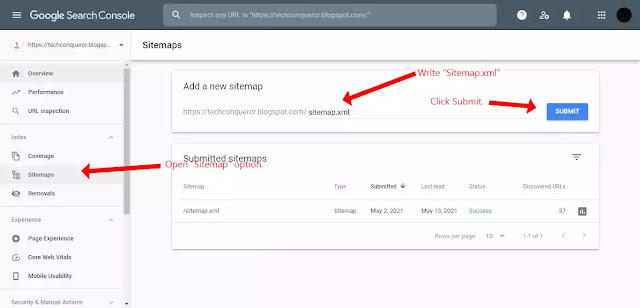 how to submit xml sitemap