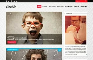 simplify blogger template