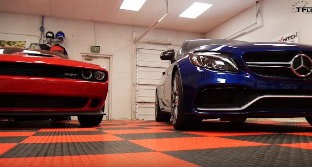 2017 Mercedes-AMG C63 S vs Dodge Challenger Hellcat Mashup 