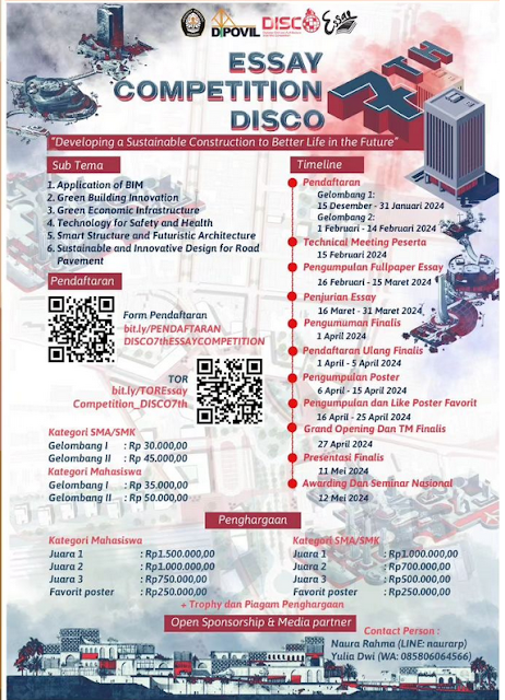 OPEN REGISTRATION ESSAY COMPETITION DISCO 7th