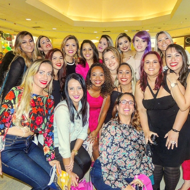encontro de blogueiras e leitoras norte shopping 