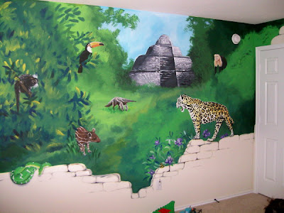 Jungle Mural Walls Painting 