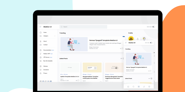 Median UI 1.6 Blogger Template Download