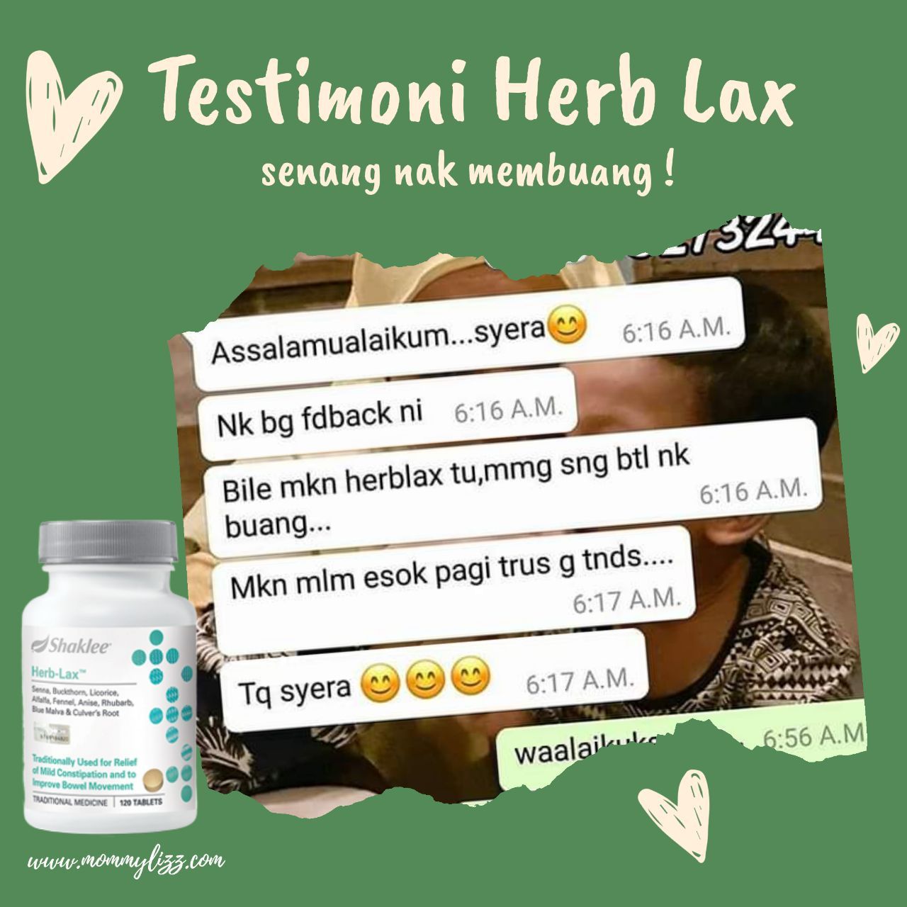 Testimoni Set Sembelit Shaklee