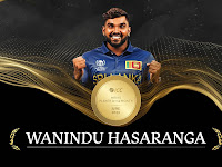 ICC Men's Player of the Month for June 2023 - Sri Lankan Spinner Wanindu Hasaranga.