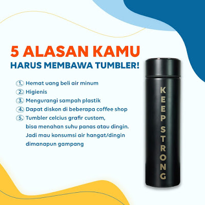 5 Alasan kamu harus membawa tumbler ini