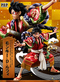 Monkey D Luffy in versione Kabuki-Edition per la Megahouse