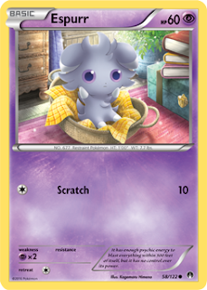 Espurr BREAKpoint Pokemon Card