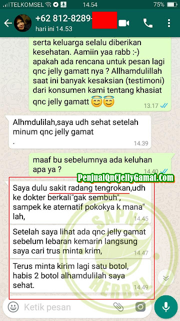 Cara Mengobati Sakit Tenggorokan Disertai Batuk Kering Secara Alami Terbukti Mujarab ~ TESTIMONI QNC JELLY GAMAT