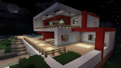 Moderne Häuser Minecraft Bauplan