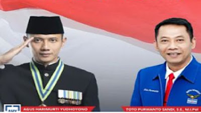 Toto Purwanto Sandi, SE.,M.Ipol mengapresiasi Jokowi Sebut AHY Capres-cawapres 2024