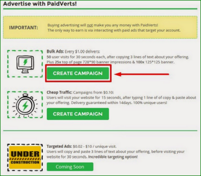 Cara Mendapatkan Dollar dari Paidverts