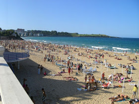 Sardinero beach in Santander