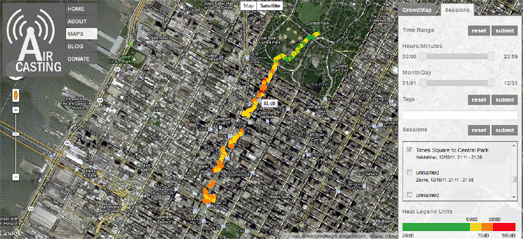  WideNoise is an smartphone application that allows anyone to monitor dissonance pollution New Mapping Noise Pollution