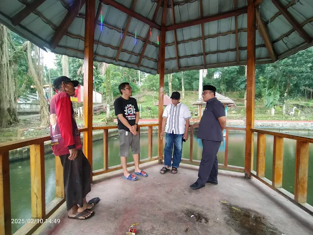 Camat Belik Monitoring Bumdes Mahardika dan Objek Wisata Telaga Silating