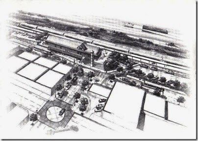Rendering of Kelso Intermodal Facility in Kelso, Washington