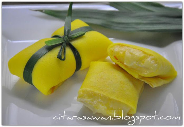 Kuih Dadar Durian ~ Resepi Terbaik