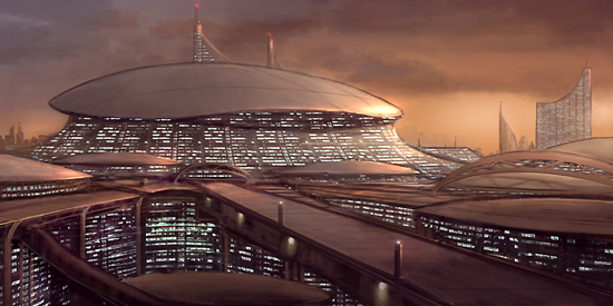 Breathtaking Future City Concept Art 