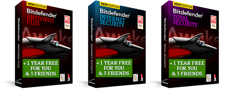 Bitdefender Get 1 Year Free Free 3 License Keys