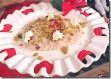 Risotto al prosecco e melagrana