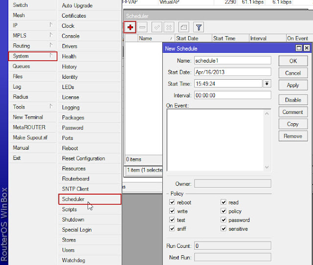 Auto Backup Konfigurasi Mikrotik dengan Script dan Scheduler