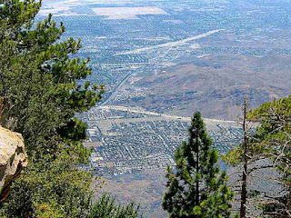 Looking down from Mount San Jacinto State Park Palm Springs (c) David Ocker